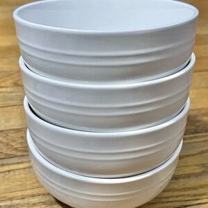 Threshold Westfield Soup Cereal Bowl 6" Ivory Stoneware - Set of 4 Bowls